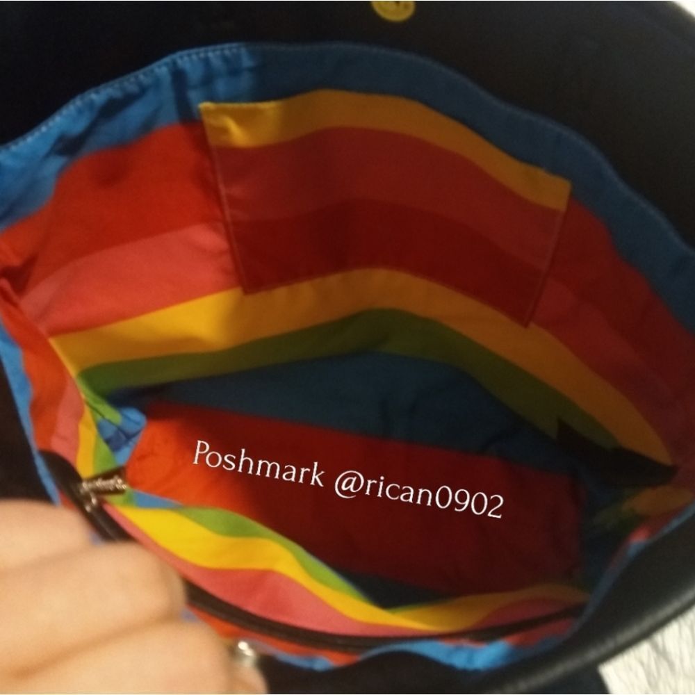 Loungefly Hello Sanrio Characters Rainbow Tote Bag and Wallet - Picture 6 of 15